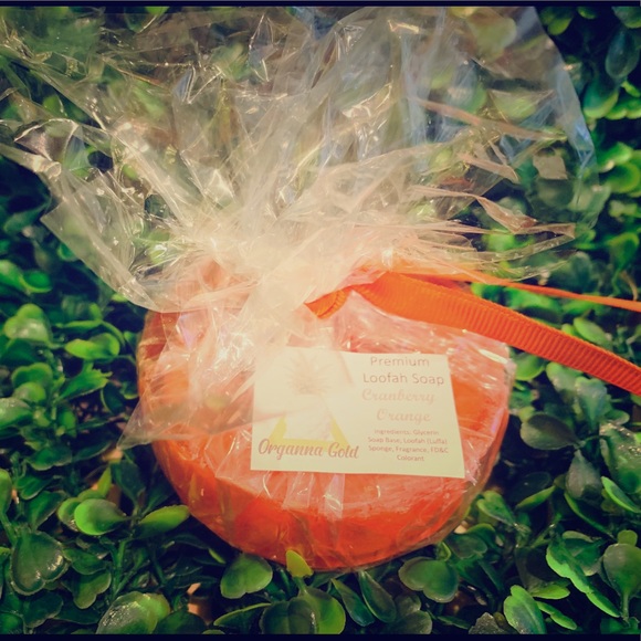 Other - Cranberry Orange Loofah Soap